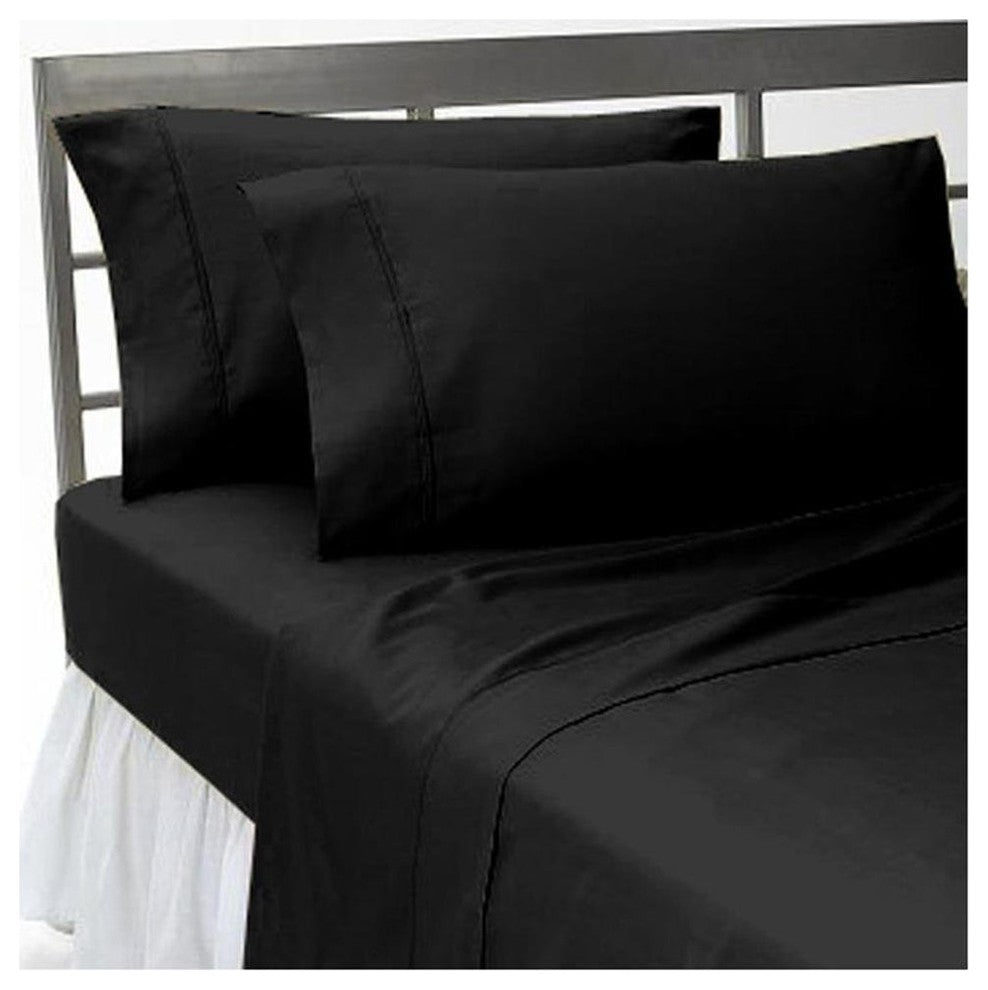 Black Queen 3-Piece Bed Duvet Set