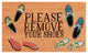 Natura Please Remove Your Shoes Outdoor Mat Natural 2'x3'