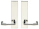 Stuttgart Lever, Tubular Privacy, Polished Stainless Steel, 2-3/8" Backset