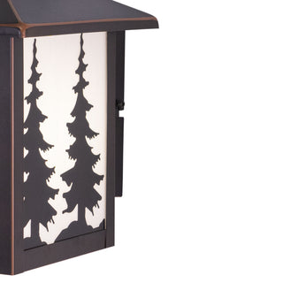 Yosemite 8" Tree Outdoor Wall Light Burnished Bronze