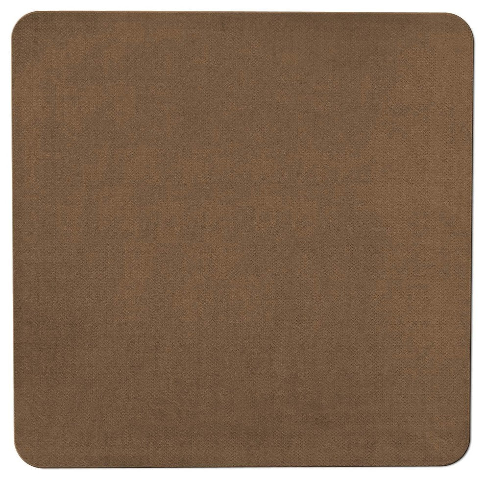 Skid-Resistant Area Rug Toffee Brown, 4'x6'
