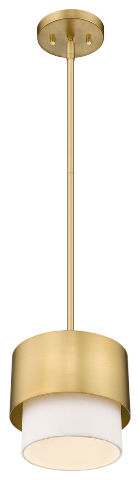 Z-LITE 1-Light Pendant, Modern Gold