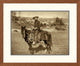 "Cow Boy" Framed Digital Print by John C.H. Grabill, 31x25"
