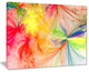 "Christmas Fireworks Colorful" Digital Art Canvas Print