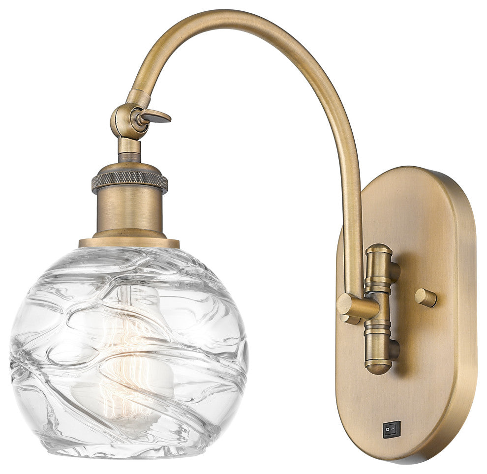 Innovations 518-1W-BB-G1213-6-LED 1-Light Sconce, Brushed Brass