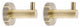Italia Venezia Series set of 2 Bronze Robe Hooks