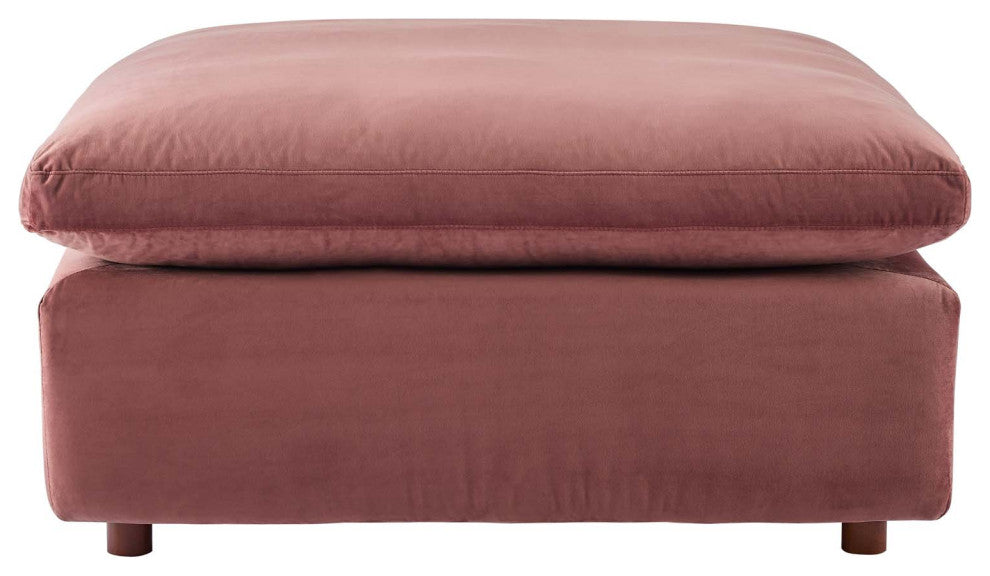 Sectional Sofa Set, Velvet, Pink, Modern, Living Lounge Hotel Lobby Hospitality