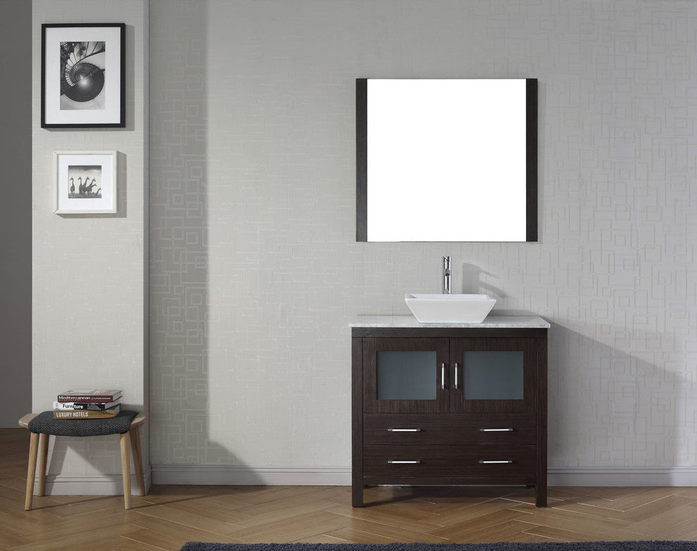 Dior 32" Single Bathroom Vanity Cabinet Set, Espresso, 31.5"