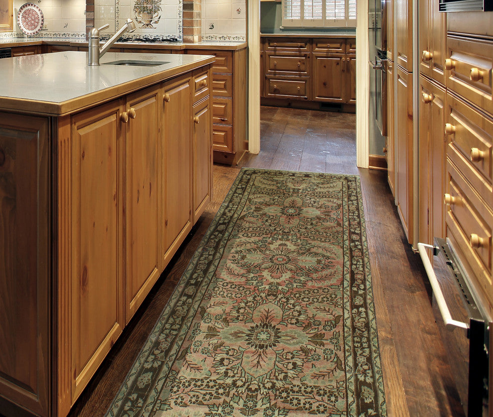 Fine Vintage Distressed Dexther Rust Rug