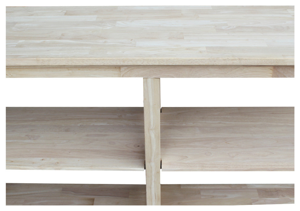 Hampton Sofa - Server Table Includes Shelves