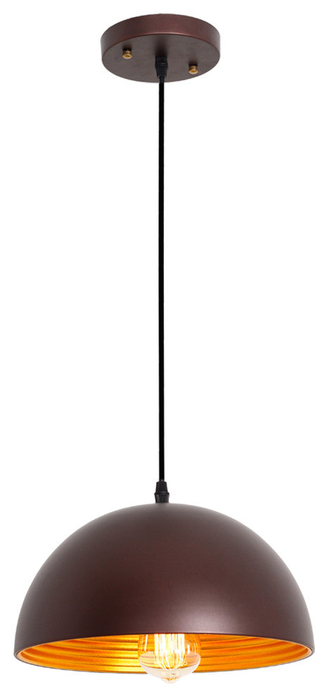 Covington Industrial 1 Light Oil Rubbed Bronze Ceiling Pendant 12" Wide