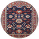 Ahgly Company Indoor Round Mid-Century Modern Area Rugs, 7' Round