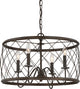 Quoizel RDY2821PN Four Light Pendant Dury Palladian Bronze