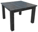 Barnwood Style Timber Peg Extension Table, Smokey Gray, 2-Leaf 42" X 66"
