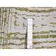 Gray Jacquard Hand Loomed Modern Design Wool and Silk Hand Loomed Rug 9'2"x11'8"