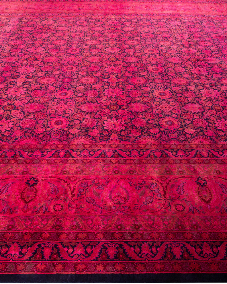 Fine Vibrance, One-of-a-Kind Handmade Area Rug Blue, 15'10"x11'10"