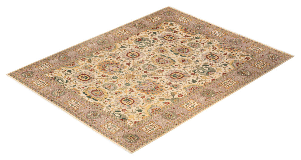 Mogul, One-of-a-Kind Hand-Knotted Area Rug Ivory, 9'2"x11'9"