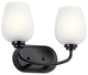 Kichler Valserrano 2 Light Bath Light in Black
