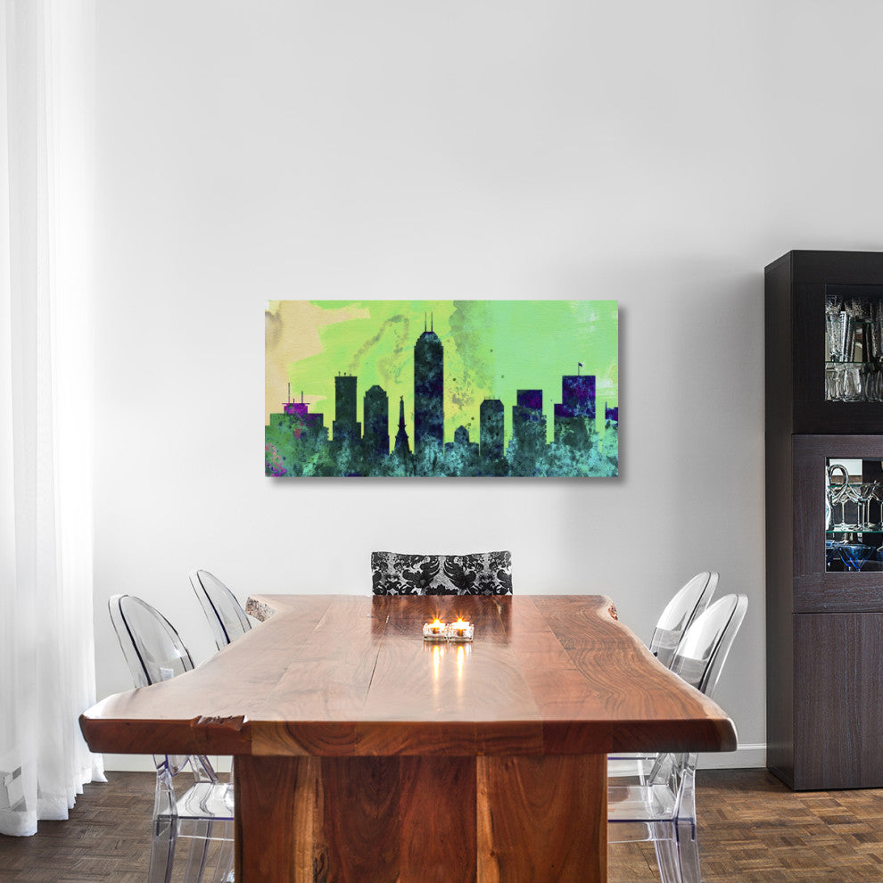 "Indianapolis City Skyline" Fine Art Print