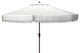 Safavieh Milan Fringe 11' Round Crank Umbrella, White