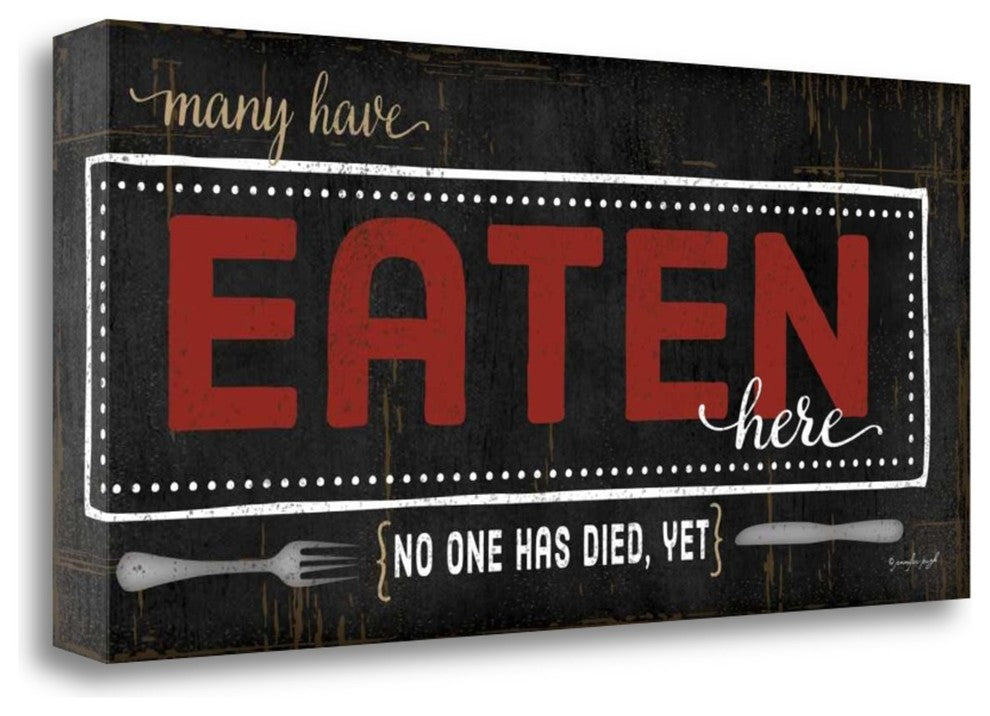"Many Have Eaten Here" By Jennifer Pugh, Giclee Print on Gallery Wrap Canvas