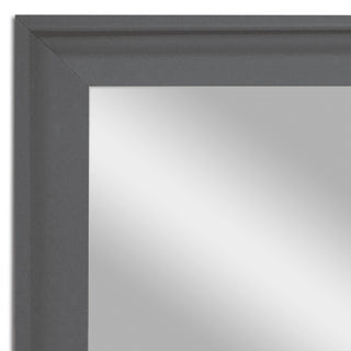 Morgan Framed Wall Mirror, Dark Grey, 20"x36"