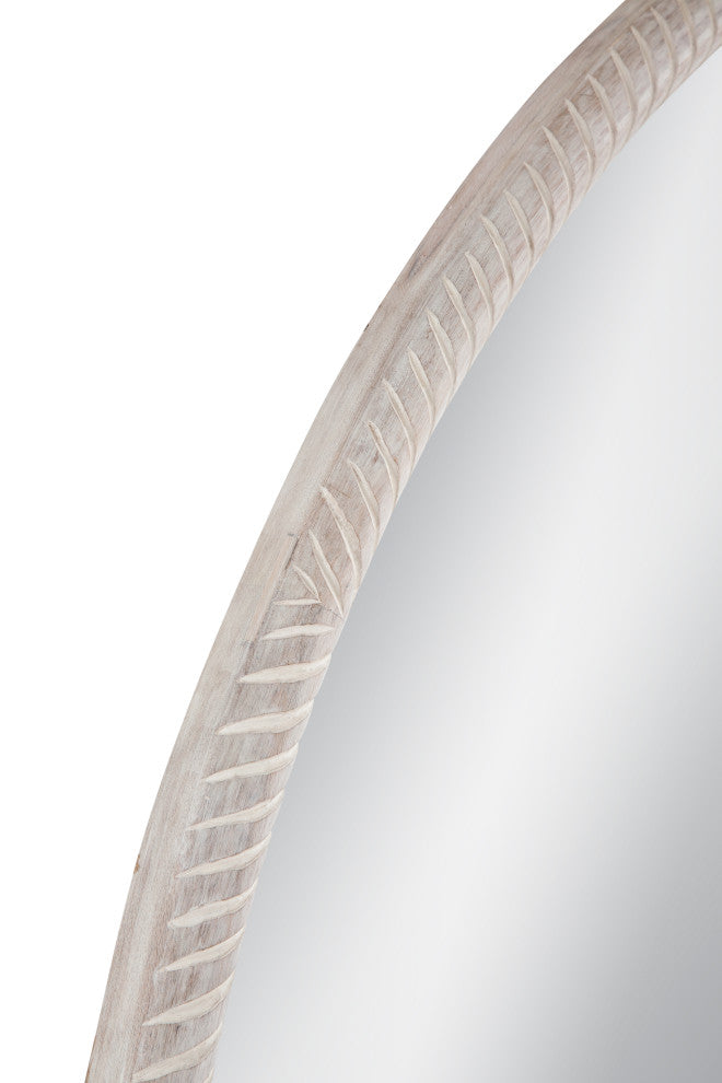 Bechet Wall Mirror - White Wash