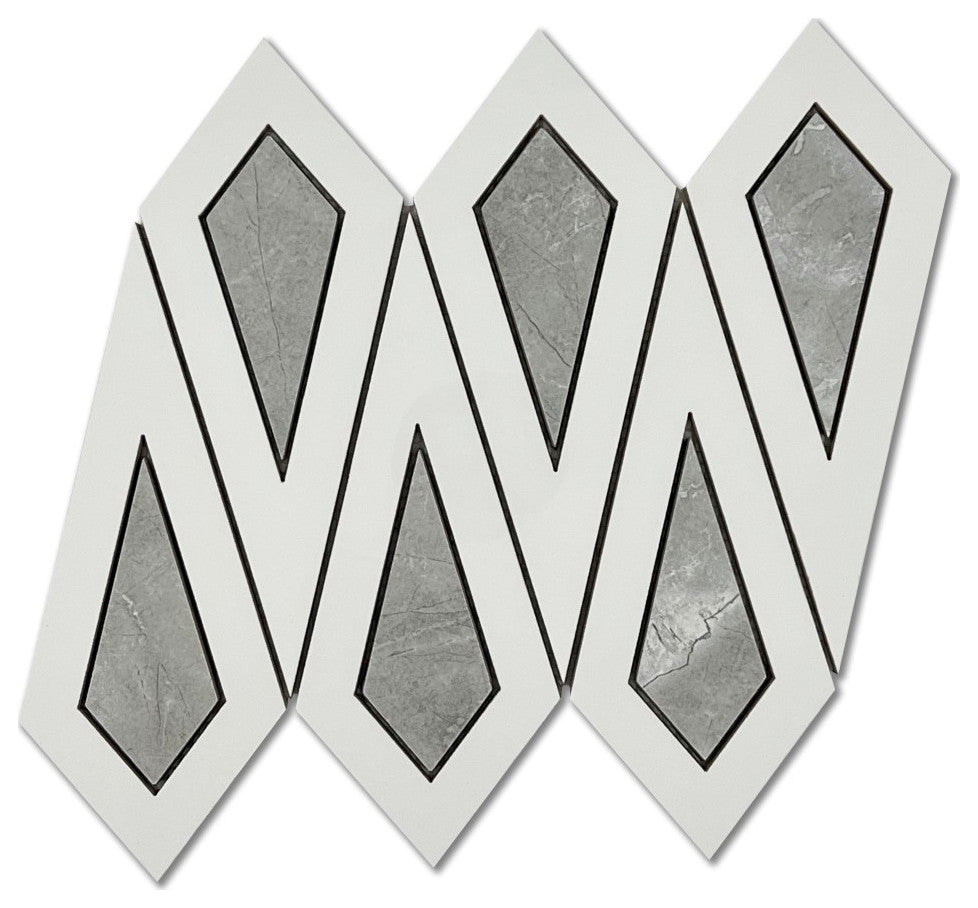 Tingle 10.23"�x9"� Porcelain Mosaic Wall & Floor Tile