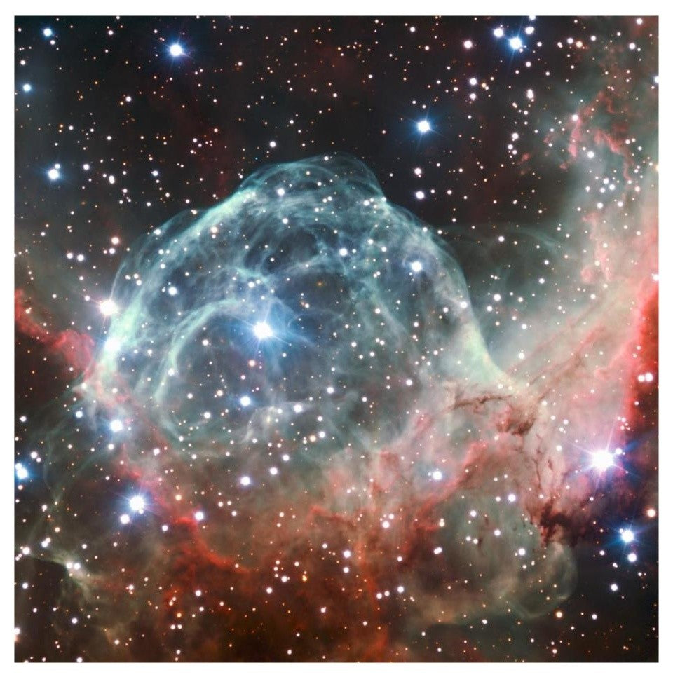 "Thor's Helmet Nebula" Digital Paper Print by ESO/B. Bailleul, 26"x26"