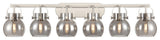 Pilaster Ii Sphere 6 46" Bath Vanity-Light Satin Nickel