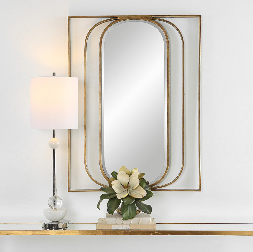 Uttermost 09897 Replicate Contemporary Oval Mirror