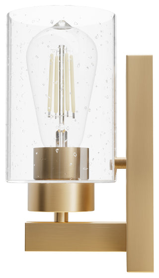 Hartland Alturas Gold With Seeded Glass 1 Light