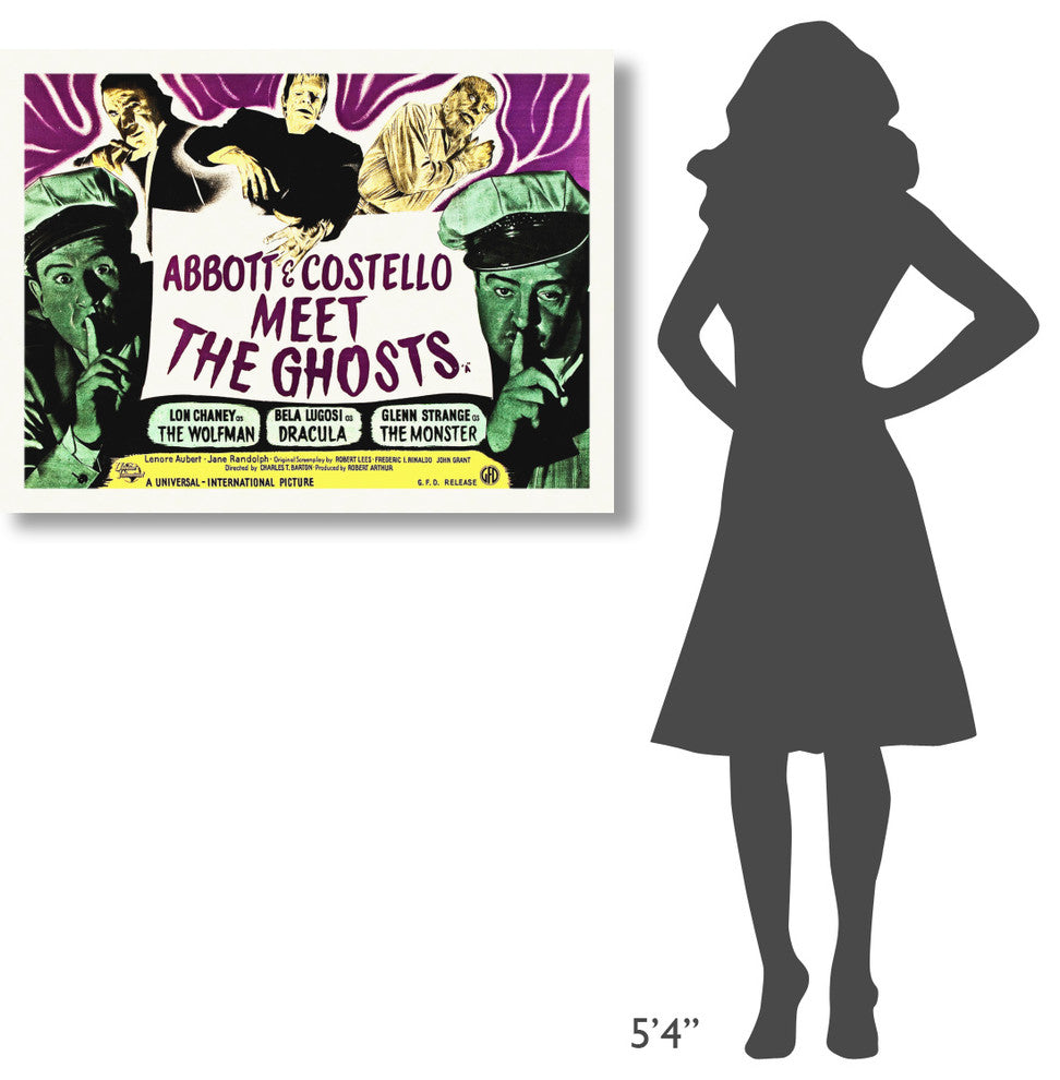 "Abbott & Costello - Meet The Ghosts" Canvas by Hollywood Photo Archive, 40x30"