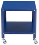 Sofa Side Table, Square, Steel Metal, Blue, Lounge Cafe Lobby Hospitality