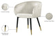 Louise Velvet Dining Chair, Cream