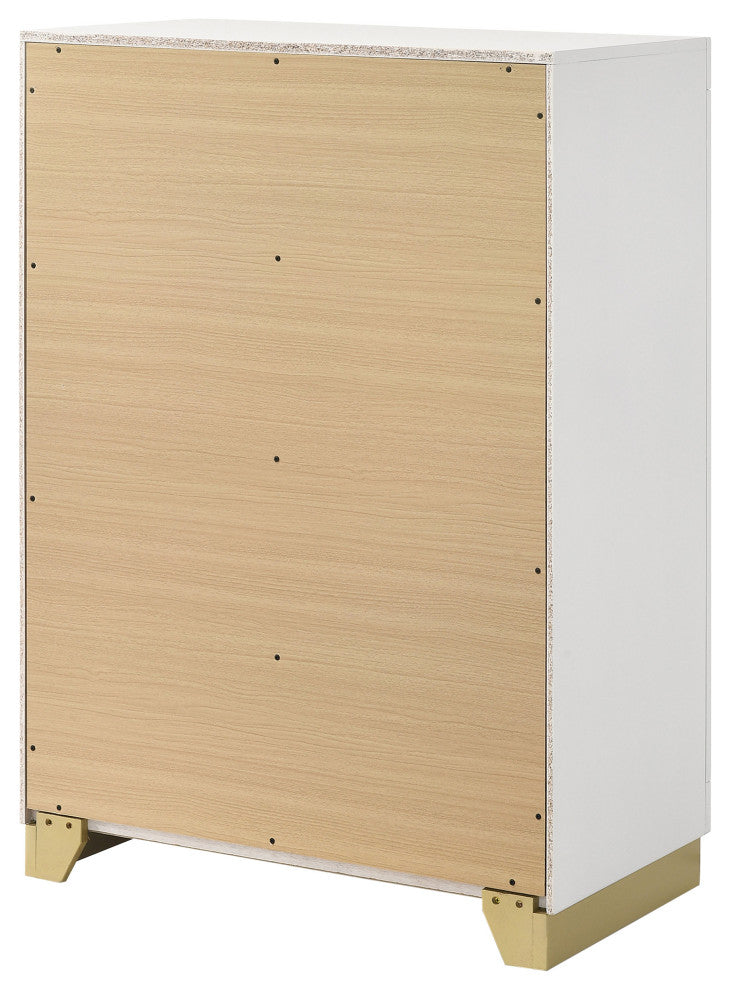 Caraway 4-drawer Bedroom Chest White
