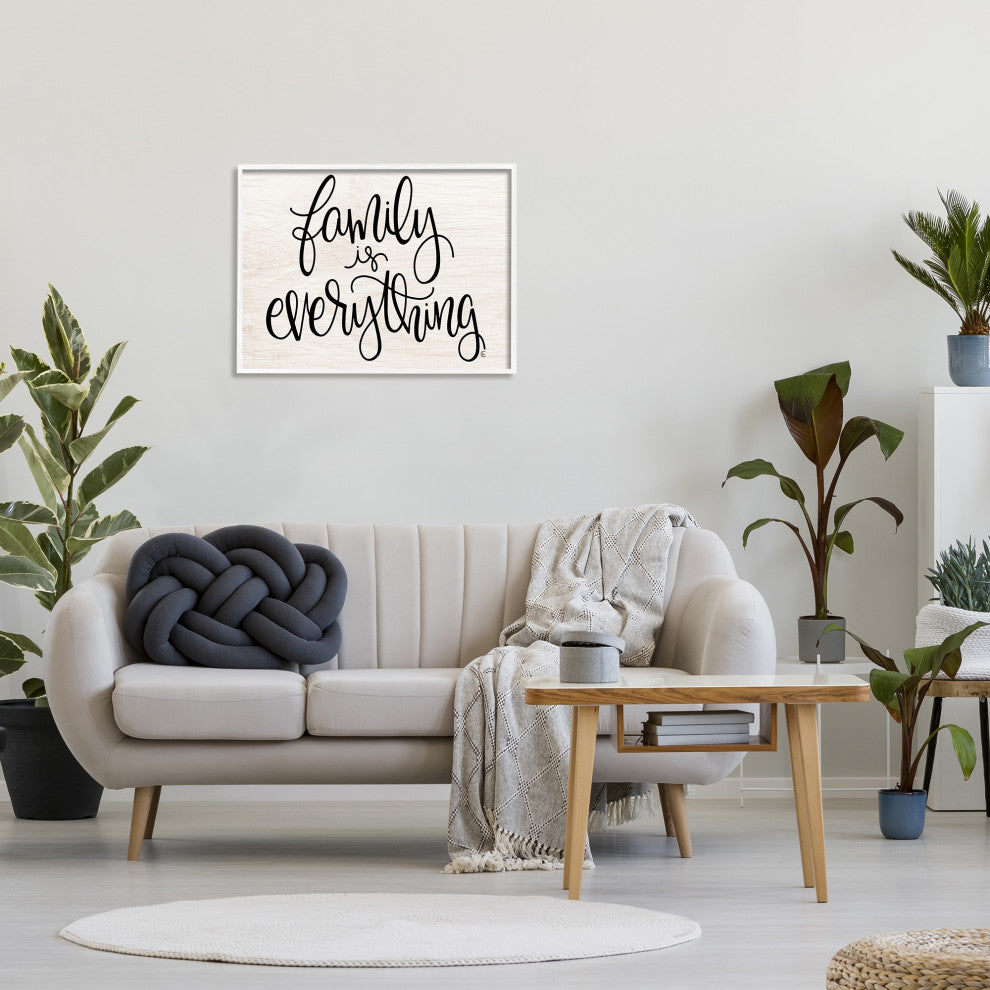 Family Is Everything Rustic Quote Farm Home Sign, 30 x 24