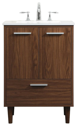 Bailey 24" Bathroom Vanity, Walnut