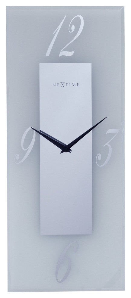 Dali, Frosted Glass Wall Clock, Rectangular