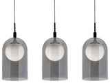 Kiran 3-Light Linear Pendant, 120V, 45W, 3000K, Black