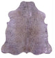 Purple Metallic Cowhide Rug 6' 7" X 6' 4" C2075