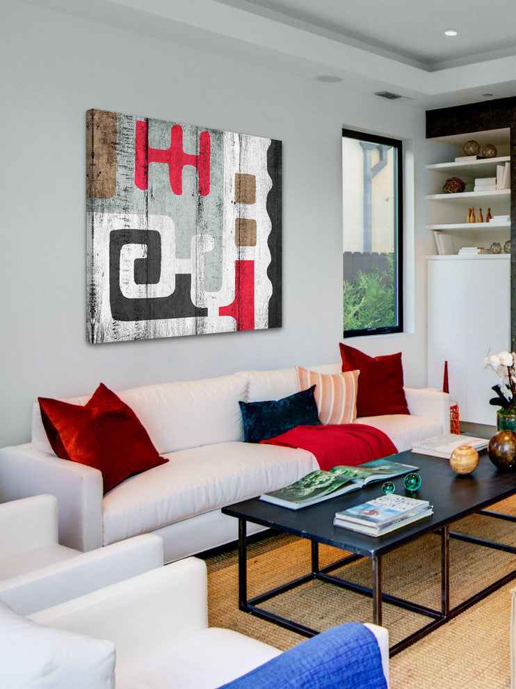 "Deco Rhapsody V" Painting Print on Canvas by Irena Orlov