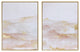 Framed Blush Canvas Wall Art, 2-Piece Set