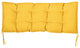 Sunbrella Canvas Indoor/Outdoor Tufted Bench Cushion, Sunflower, 55x18x2"