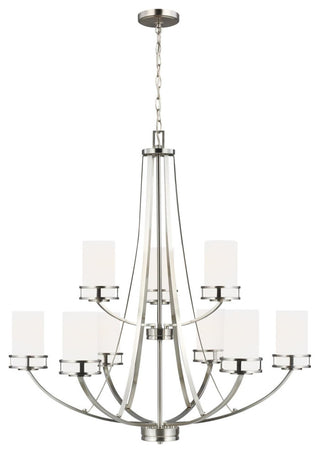 Generation Lighting 3121609 Robie 9 Light 33"W Chandelier - Midnight Black