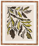Alisa Galitsyna Green Leaves 2 Framed Wall Art, 11x13"