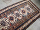 Handmade Antique Caucasian Kazak Rug, 4.2'x8.7', 128cmx265cm 1870s