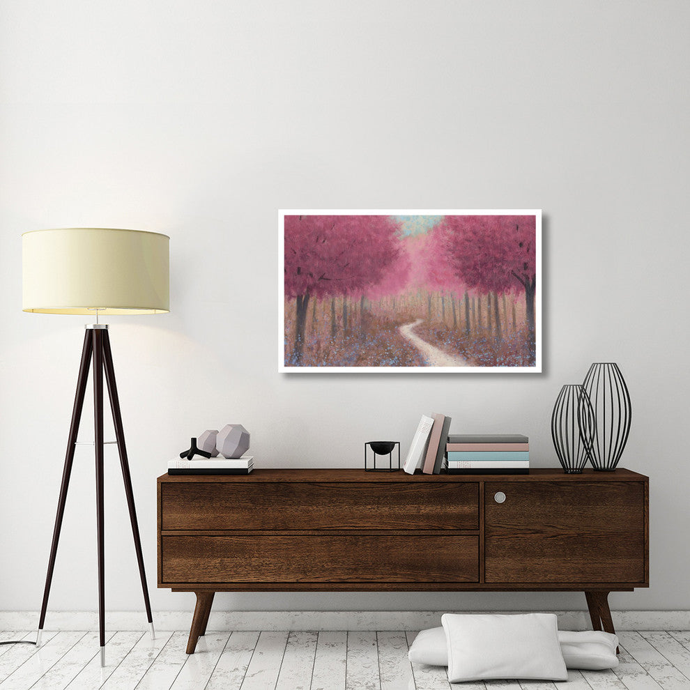 "Forest Pathway Spring" Digital Paper Print by James Wiens, 46"x28"
