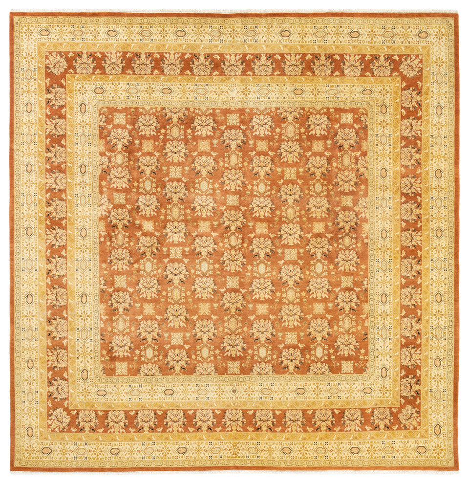 Mogul, One-of-a-Kind Hand-Knotted Area Rug Brown, 8'1"x8'9"