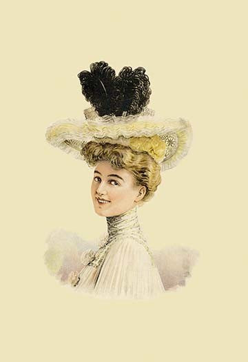 The Smiling Lady - Fine Art Giclee Print 24" x 36"